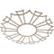 Ekena Millwork Augustus Wood Fretwork Pierced Ceiling Medallion, Red Oak, 38"OD x 13 3/8"ID x 1/4"T CMWP38X38X0250AURO - alternate 5